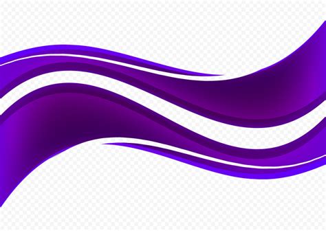 Vector Wave Abstract Purple Lines FREE PNG | Citypng