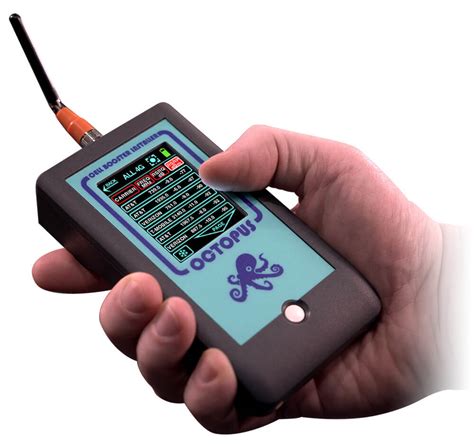 Handheld cell signal booster installation tool for 3G and 4G LTE networks