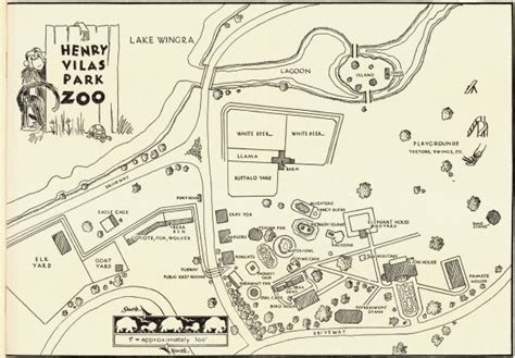 Henry Vilas Park Zoo Map | Book or Pamphlet | Wisconsin Historical Society