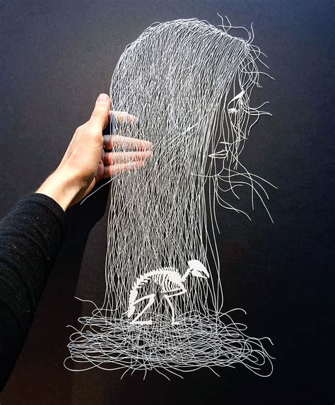 Incredibly Detailed Hand-Cut Paper Art By Maude White | Bored Panda