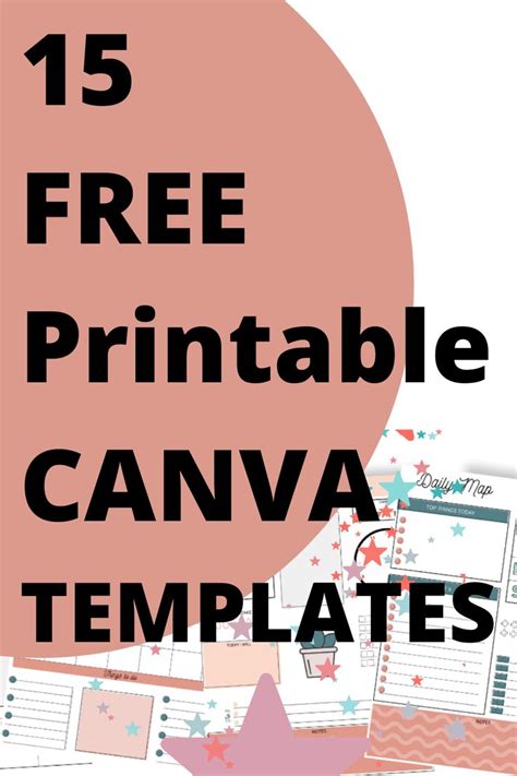 15 Free Canva Printable Templates - in 2021 | Templates, Printables, Template printable