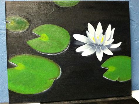 Lily pad painting | Lily pads, Painting, Art