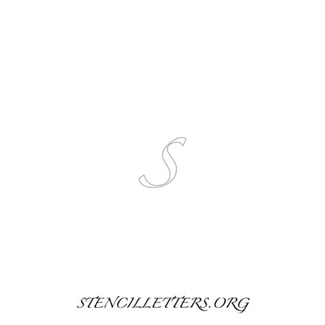 1 Inch to 5 Inch A-Z Printable Individual Letter Stencils - Stencil ...