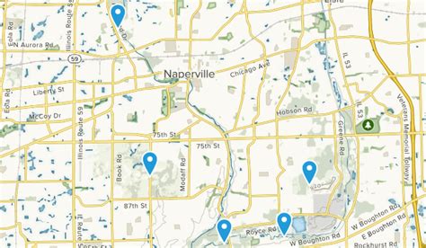 Naperville Subdivisions Map