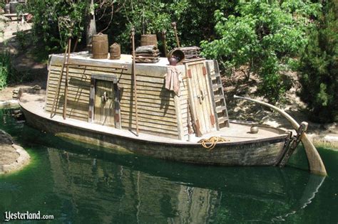 Mike Fink Keel Boats at Yesterland | 船, 旅, 小屋