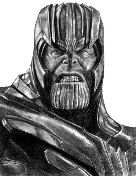 Thanos (Avengers - Endgame) by SoulStryder210 | Marvel art drawings, Marvel drawings, Marvel ...