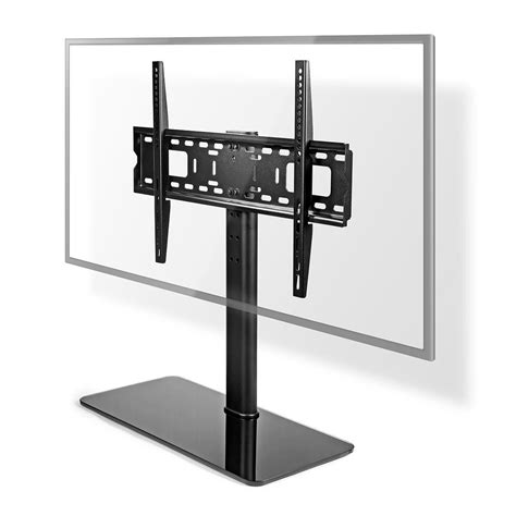 Fixed TV Desk Stand | 32-65 " | Maximum supported screen weight: 45 kg | Adjustable pre-fixed ...