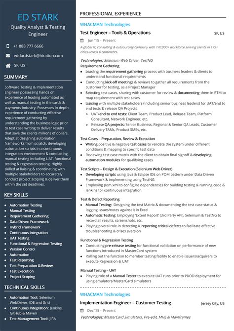 Technology Resume Examples & Resume Samples [2020]