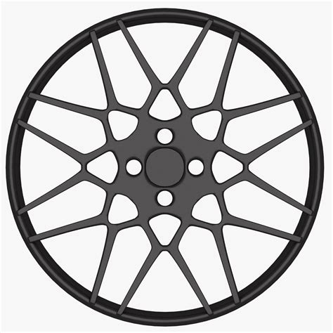 Alloy car rims wheels 3D Model Game ready .obj .3ds .fbx .blend - CGTrader.com