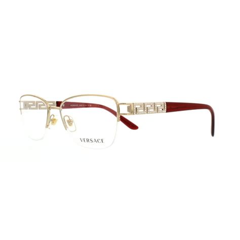 VERSACE Eyeglasses VE 1220B 1252 Pale Gold 52MM - Walmart.com - Walmart.com