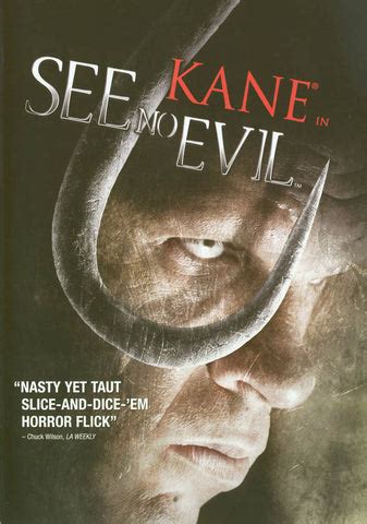 See No Evil (Kane) (Widescreen Edition) on DVD Movie