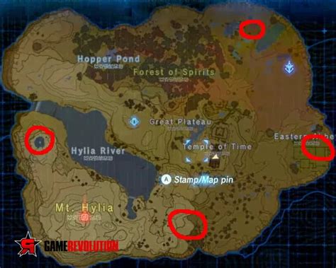 Zelda: Breath of the Wild - Finding the First 4 Shrines in the Starting ...