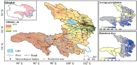 Map of the location of the upper Yellow River Basin. | Download Scientific Diagram