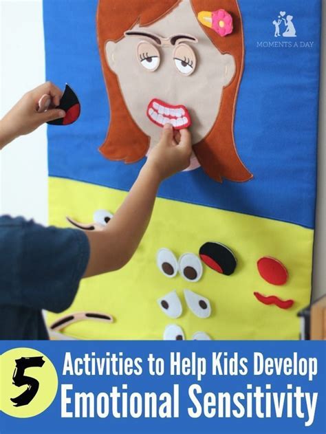 5 Activities to Help Kids Develop Emotional Sensitivity - Moments A Day | Emotions preschool ...