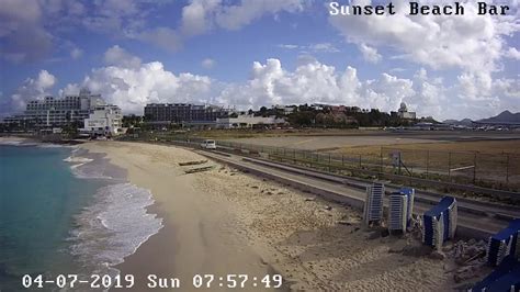 Live HD Webcam Philipsburg, Sint Maarten: Princess Juliana Airport ...