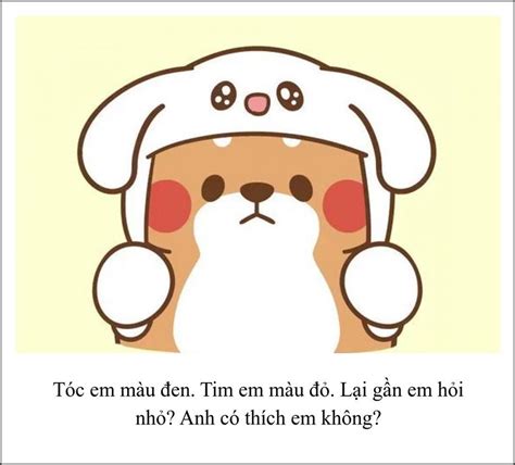 Tổng hợp những ảnh cute có chữ thả thính hài hước và đầy sáng tạo để ...