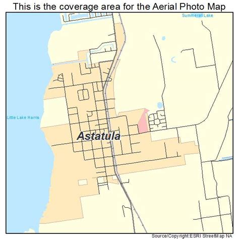 Aerial Photography Map of Astatula, FL Florida