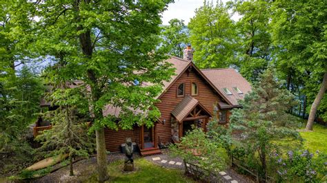 Log cabin on western Wisconsin's Red Cedar Lake listed for $1 million - Minneapolis / St. Paul ...