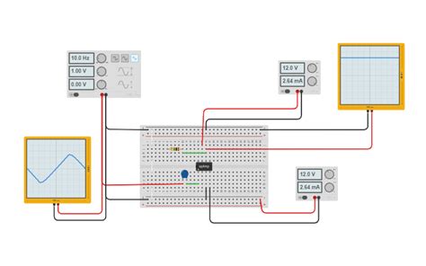 Circuit design Differentiator Circuit - Tinkercad