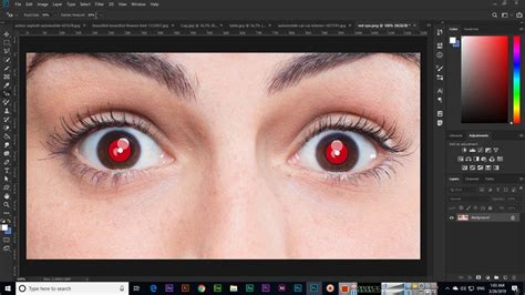 Red Eye Tool - Adobe Photoshop CC 2019 | Photoshop, Adobe photoshop, Red eyes