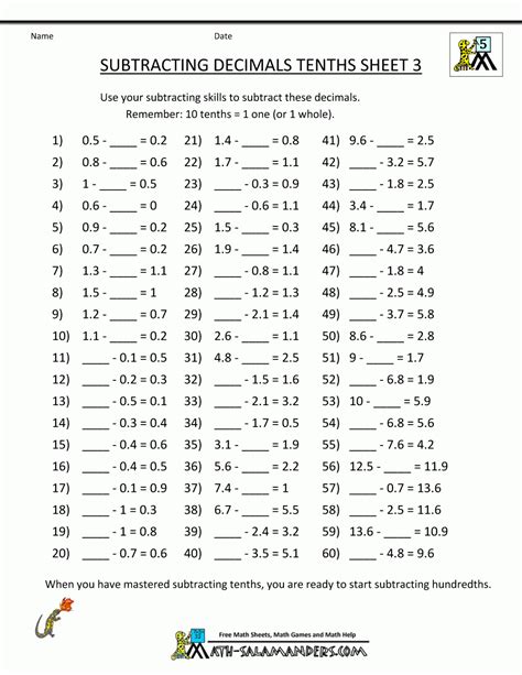 Basic Arithmetic Math Problems Worksheets