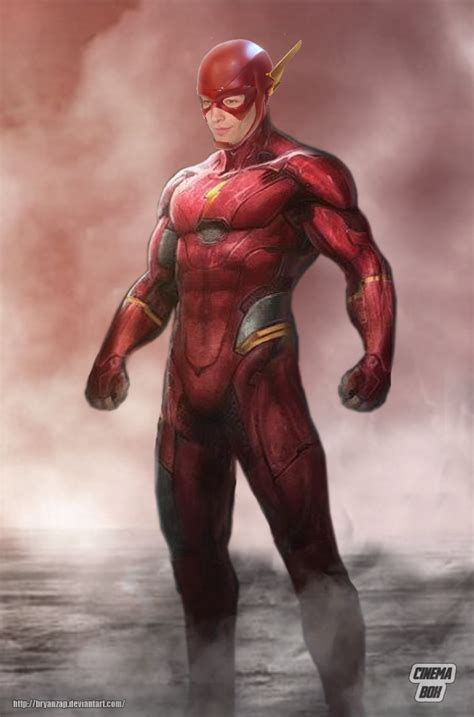 Justice League - Ezra Miller Flash Concept Art by Bryanzap on DeviantArt