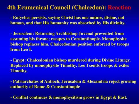 PPT - 4th Ecumenical Council (Chalcedon): PowerPoint Presentation - ID:6555214