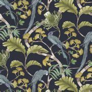 Living Branches Olive Green Wallpaper | Dark and Moody Walllpaper