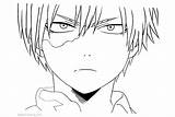 Todoroki Coloring Pages  Boku No Hero Academia Shouto sketch template
