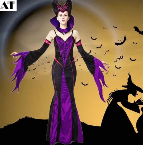 Witch Costume Vampire Queen Sexy Halloween Women's Costume Fancy Dress Masquerade Carnival Dress ...