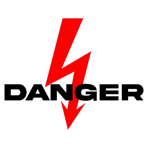 Danger lettering Logo Design concept on Transparent Background 17178058 PNG