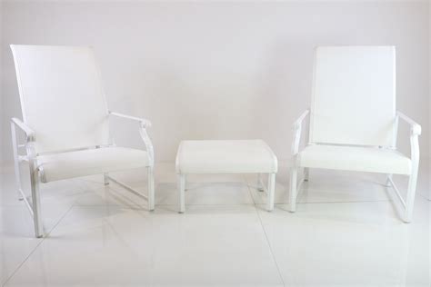 Brown Jordan Aegean Lounge Chairs + Ottoman – CFR Patio