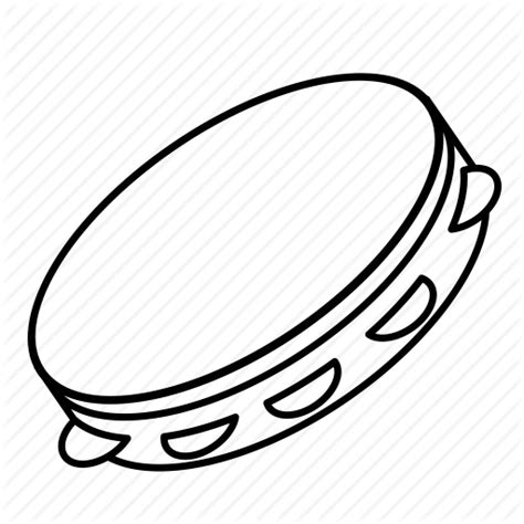 Tambourine Drawing at GetDrawings | Free download