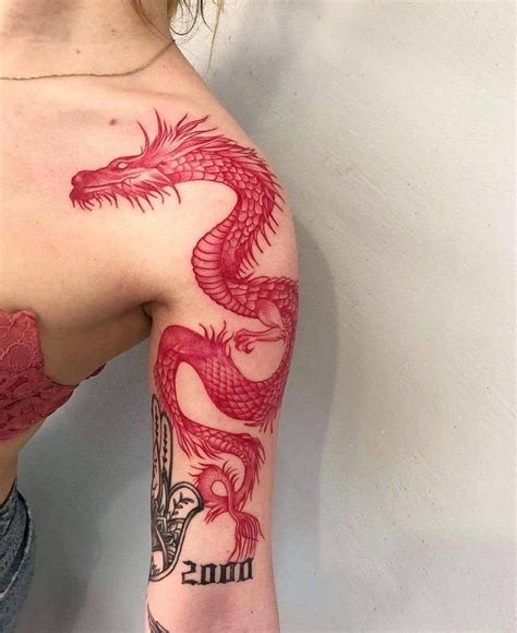 Red Dragon Tattoo, Dragon Tattoos For Men, Dragon Tattoo Designs, Tattoos For Guys, Tattoos For ...