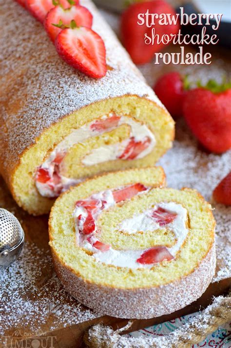 Strawberry Shortcake Roulade - Mom On Timeout