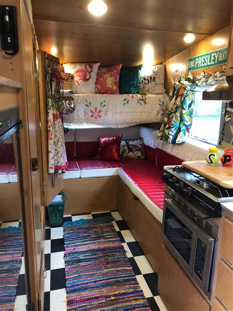 Pin by Mary Williams on Camper | Vintage camper interior, Vintage camper interior renovation ...