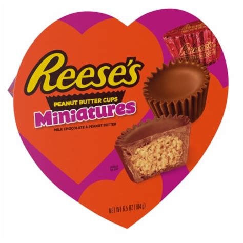 REESE'S Miniatures Milk Chocolate Peanut Butter Valentine Candy Gift ...