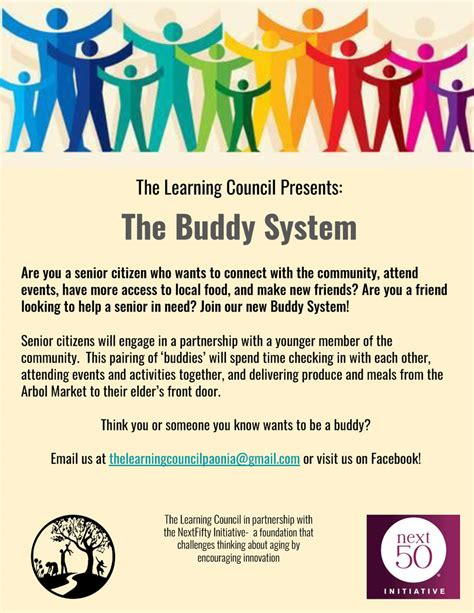 The Buddy System - The Learning Council - For seniors and the younger