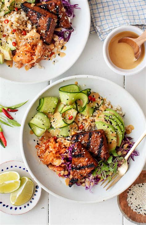 Kimchi Brown Rice Bliss Bowls Recipe - Love and Lemons