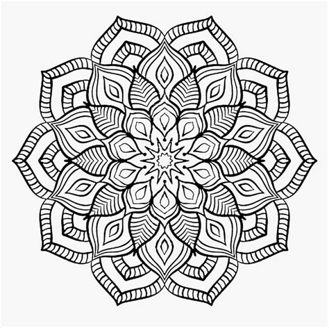 Transparent Mandala Black And White - Check out this fantastic collection of dark mandala ...