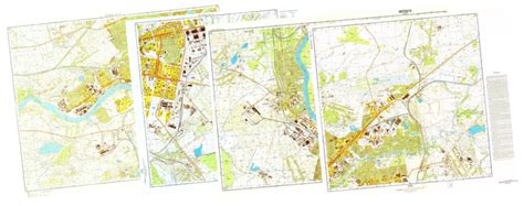 Vitebsk (Belarus) 4-Sheet Map Set - Soviet Military City Plans ...