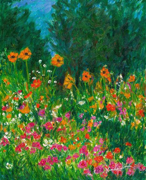 Wildflower Rush Painting by Kendall Kessler