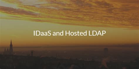 IDaaS and Hosted LDAP - JumpCloud