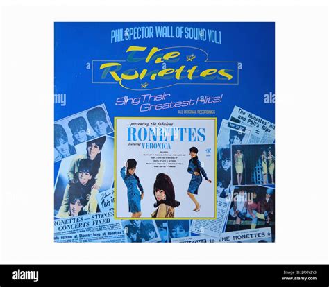 The Ronettes - Sing Their Greatest Hits - Vintage L.P Music Vinyl Record Stock Photo - Alamy