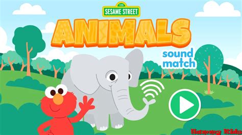 Elmo's Animal Sound Match | Sesame Street | Hammy Kids - YouTube