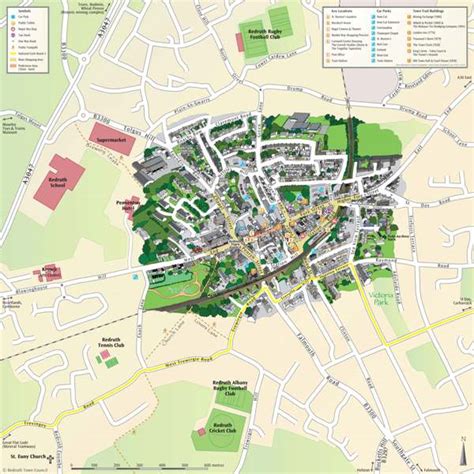 Town Centre Maps | Town Maps | Oxford Cartographers