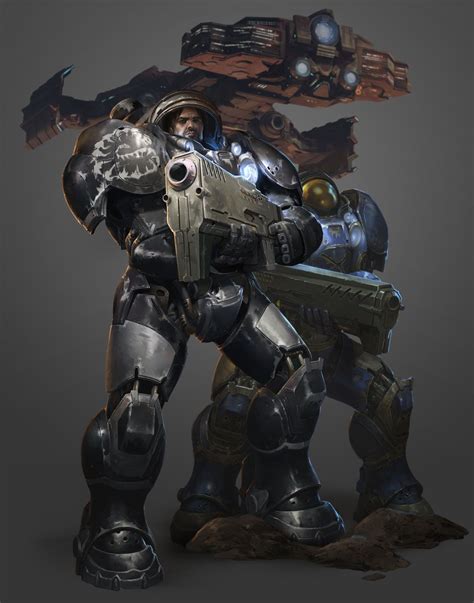 Terran | Starcraft, Concept art, Starcraft 2