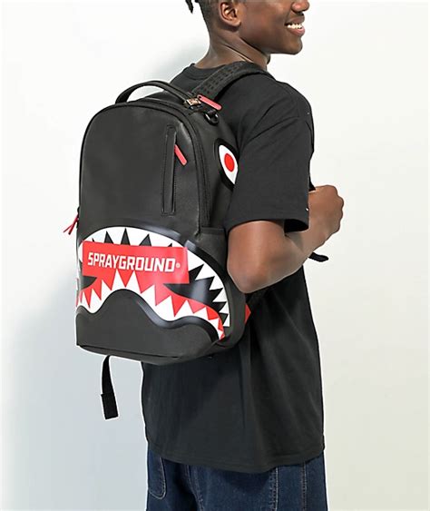 Sprayground Logo Core Black Backpack