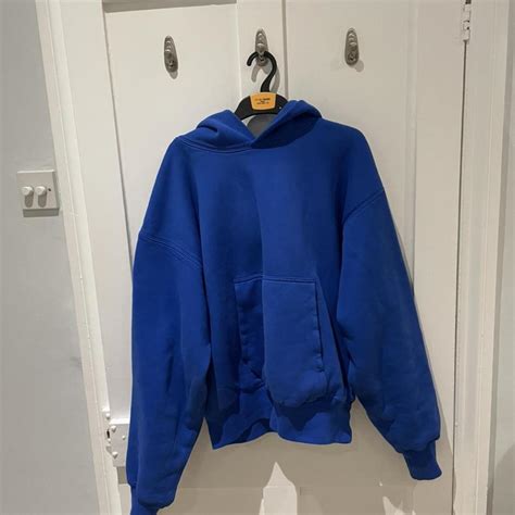 Blue Yeezy x Gap hoodie Frequently worn by... - Depop