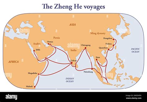 Zheng he map Cut Out Stock Images & Pictures - Alamy